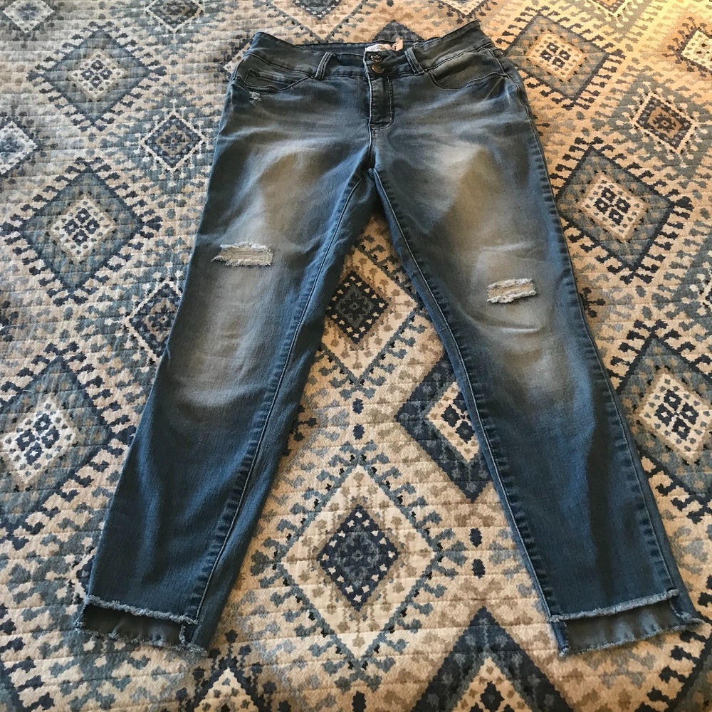 Jeans Frayed ankle